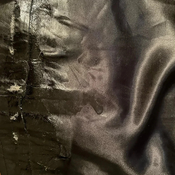 Vintage Black Leather Corvette Jacket Burk’s Bay Small Buttery Soft Coat - Picture 9 of 14